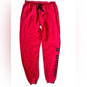 pink red sweatpants!
PINK Victoria's Secret
Bold Red Joggers with Black Details